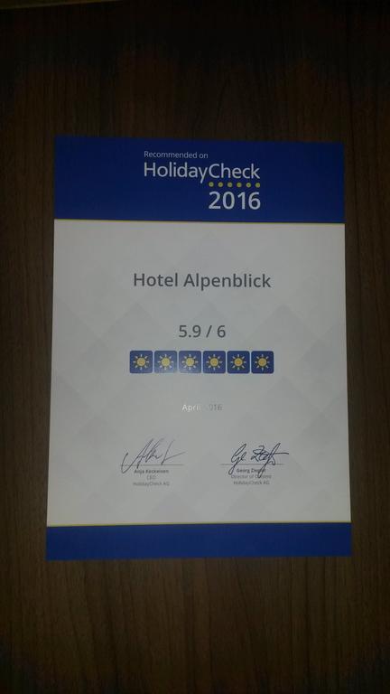 Hotel Alpenblick Plan Eksteriør billede